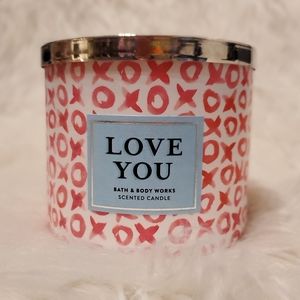 Love You 3-Wick Candle